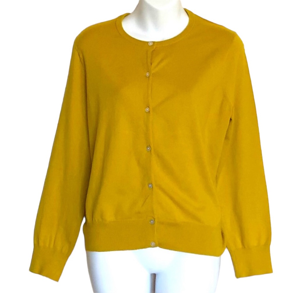 Lands’ End Front Button Cardigan